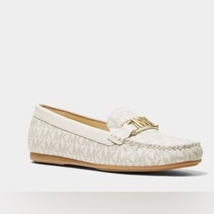 Women's Michael Kors Camila Logo Moccasin - Natural